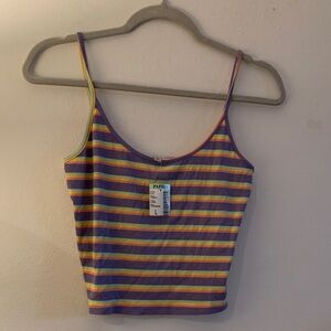 Papaya Multicolor Striped Camisole